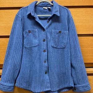Whitefish Bay shacket/button down